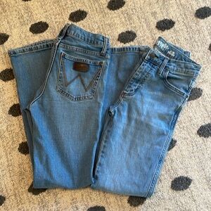 2 Pairs Wrangler Boys Slim Straight Jean